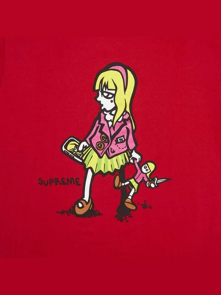 Футболка Supreme Suzie Switchblade Tee 'Red' — изображение 3 из 3, красный