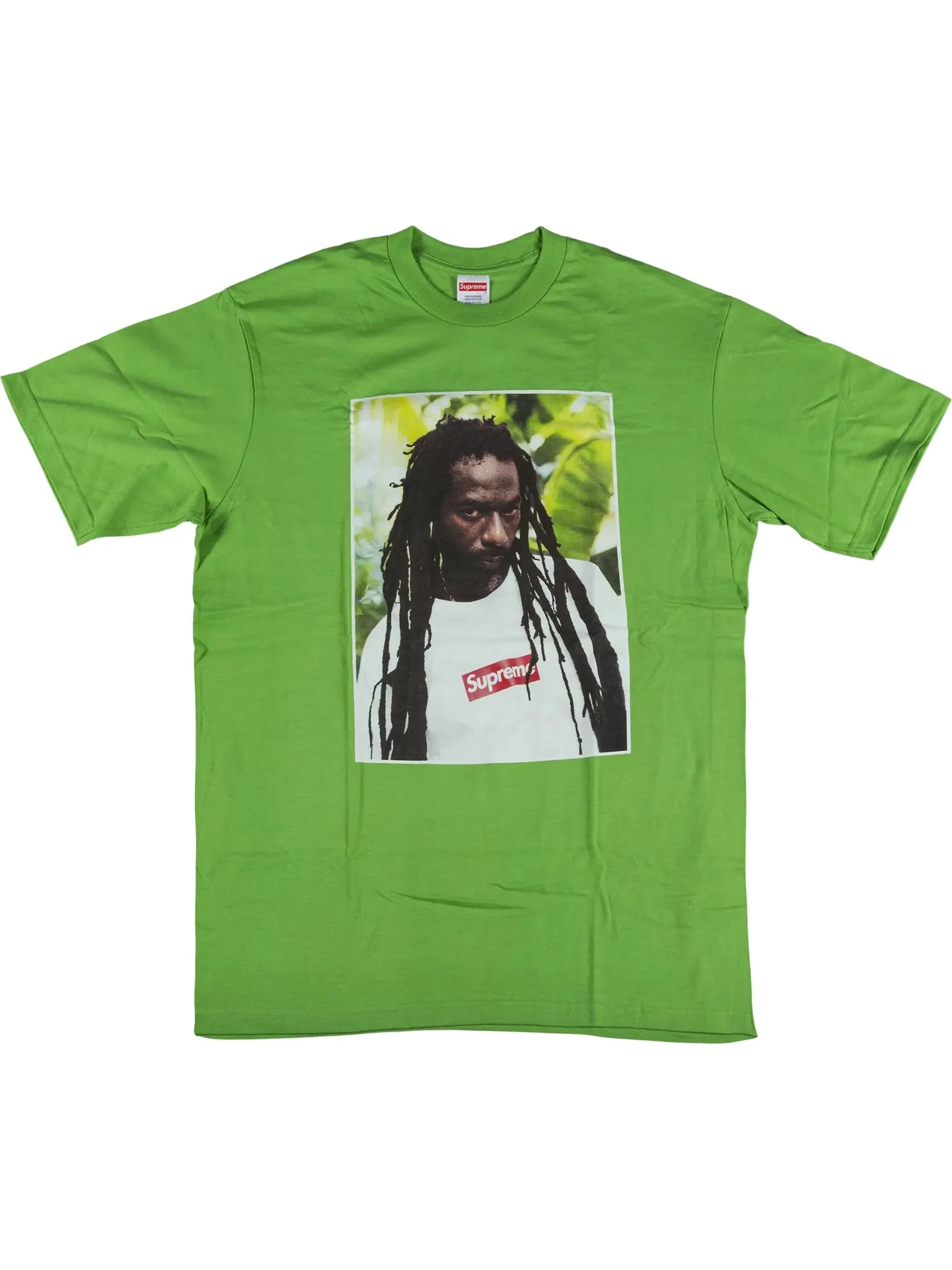 Футболка Supreme Buju Banton — изображение 1 из 1, зеленый