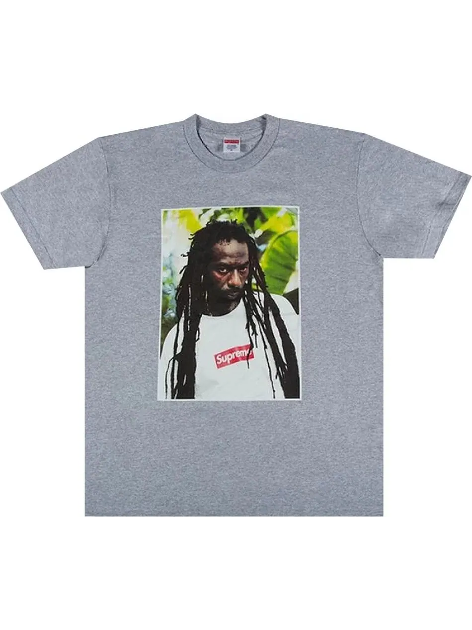 Футболка Supreme Buju Banton — изображение 1 из 1, серый