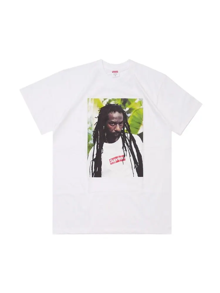 Футболка Supreme Buju Banton Tee 'White' — изображение 1 из 1, белый