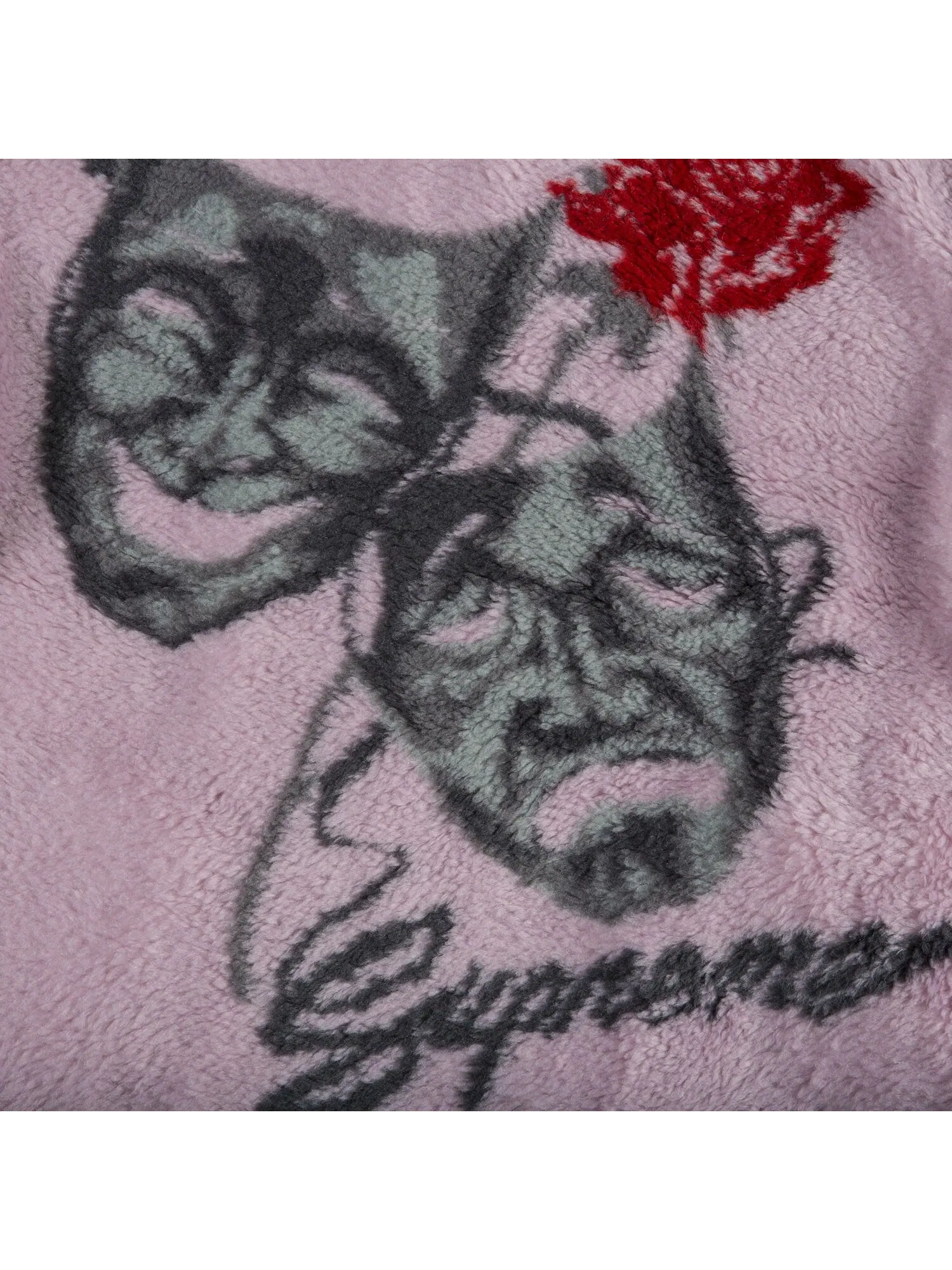 Флисовая куртка Supreme Drama Mask — изображение 3 из 3, розовый