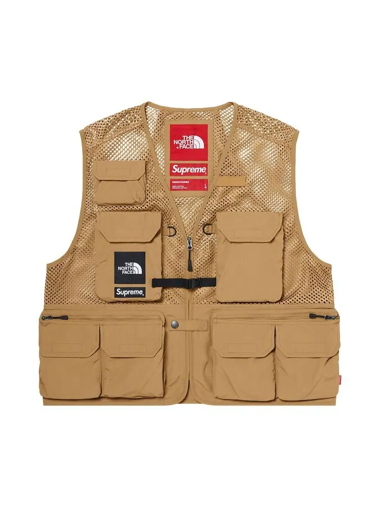 Жилет Supreme x The North Face Cargo Vest Gold — изображение 1 из 2, золото