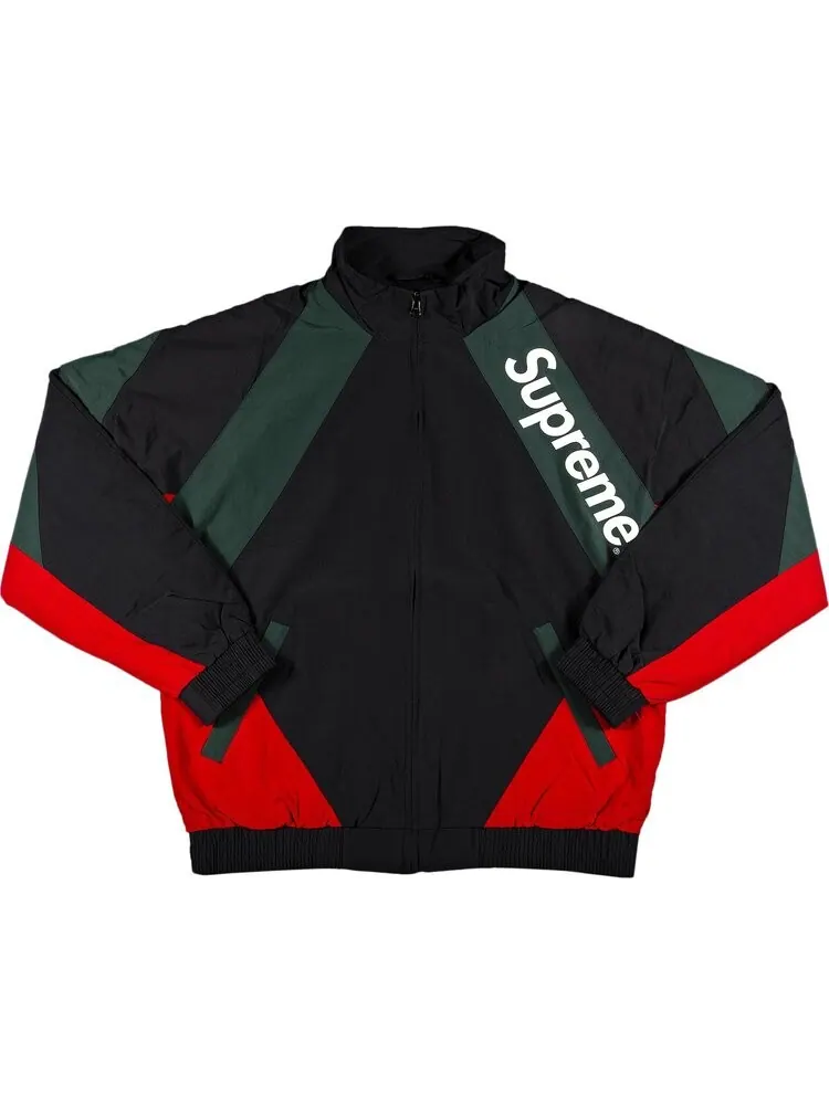 Куртка Supreme Paneled Track Jacket 'Black' — изображение 1 из 2, черный