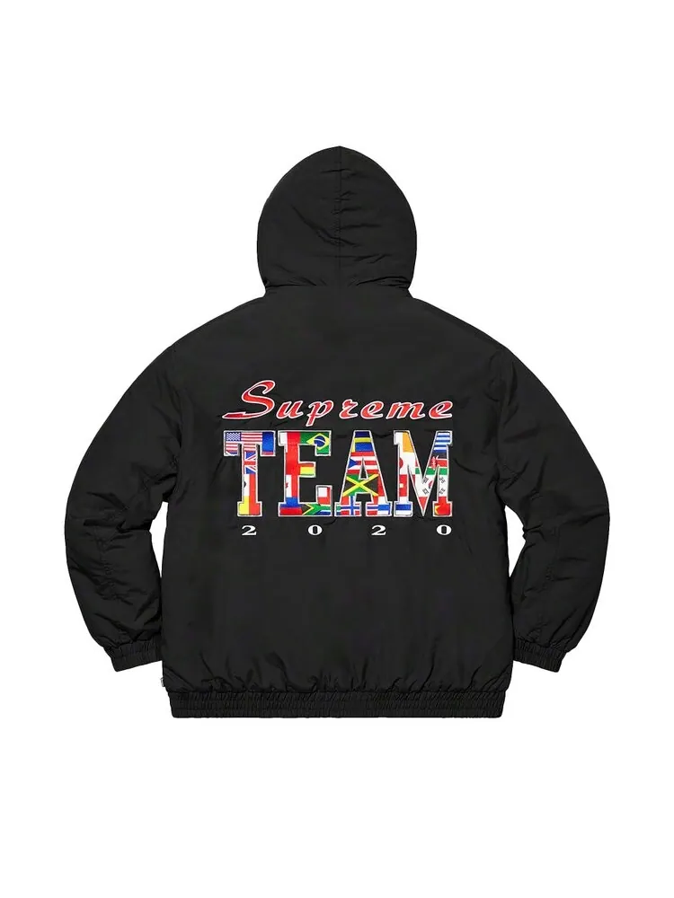 Куртка Supreme Team Puffy Jacket — изображение 2 из 2, черный