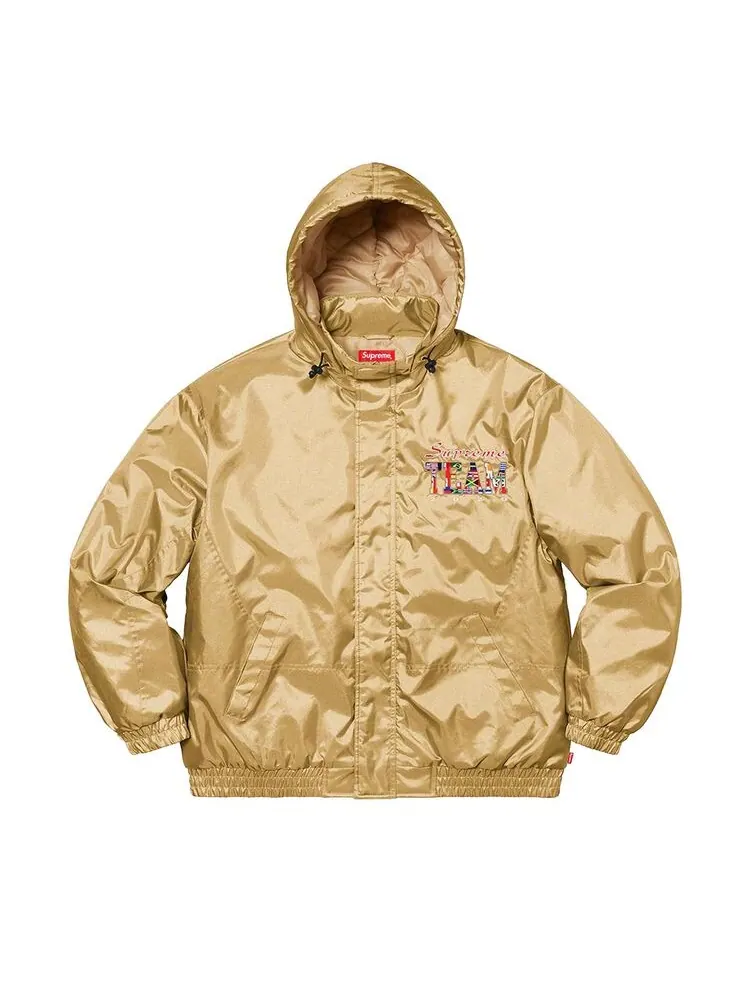 Куртка Supreme Team Puffy Jacket Gold — изображение 1 из 2, золото