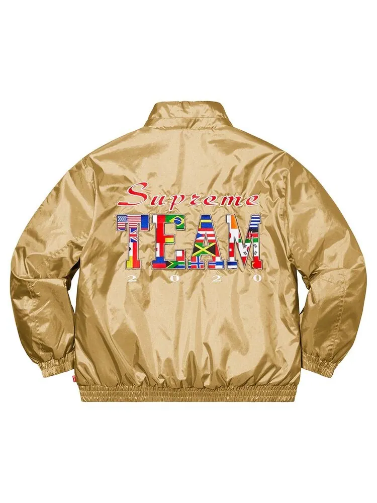 Куртка Supreme Team Puffy Jacket Gold — изображение 2 из 2, золото