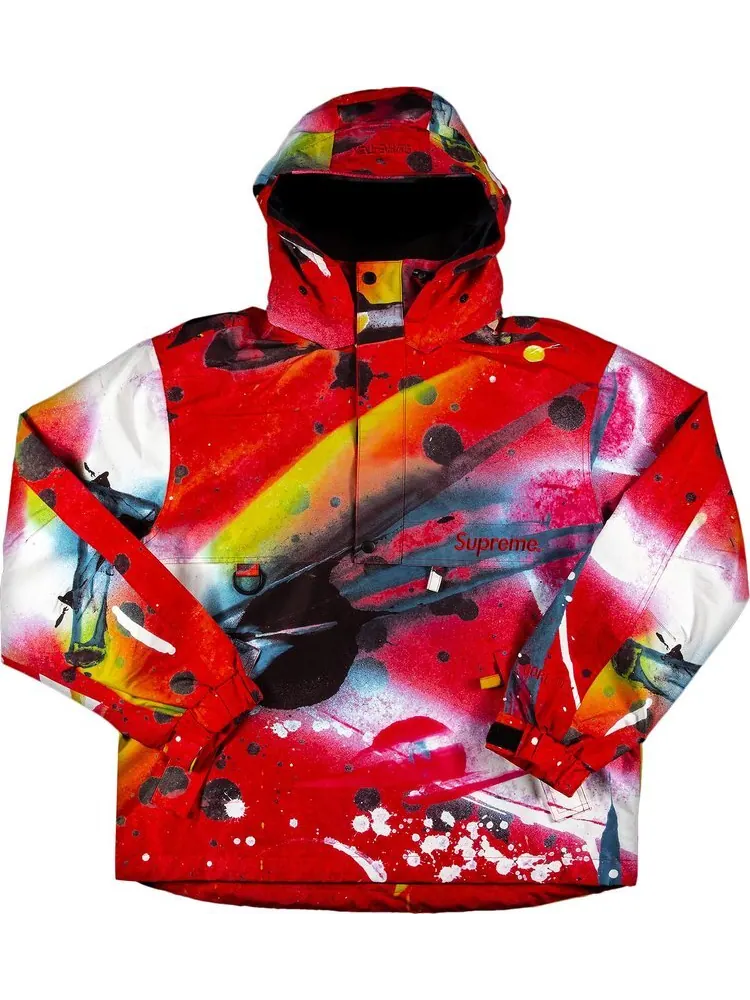 Анорак Supreme GORE-TEX Anorak 'Rammellzee Red' — изображение 1 из 2, красный