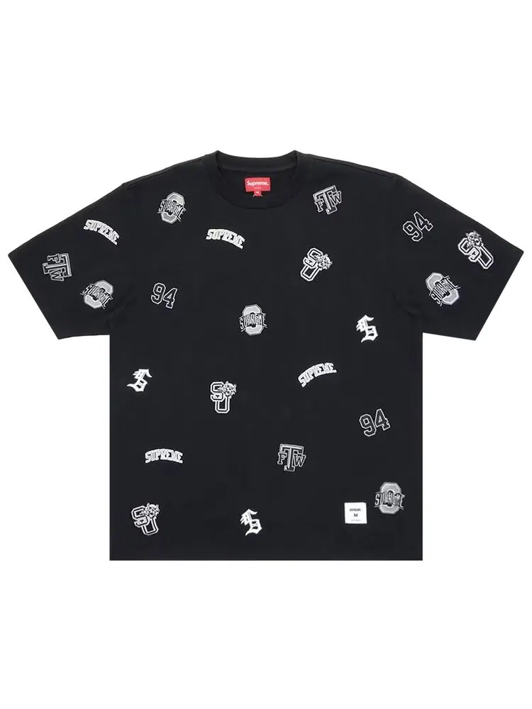 Топ Supreme University Short-Sleeve Top — изображение 1 из 2, черный