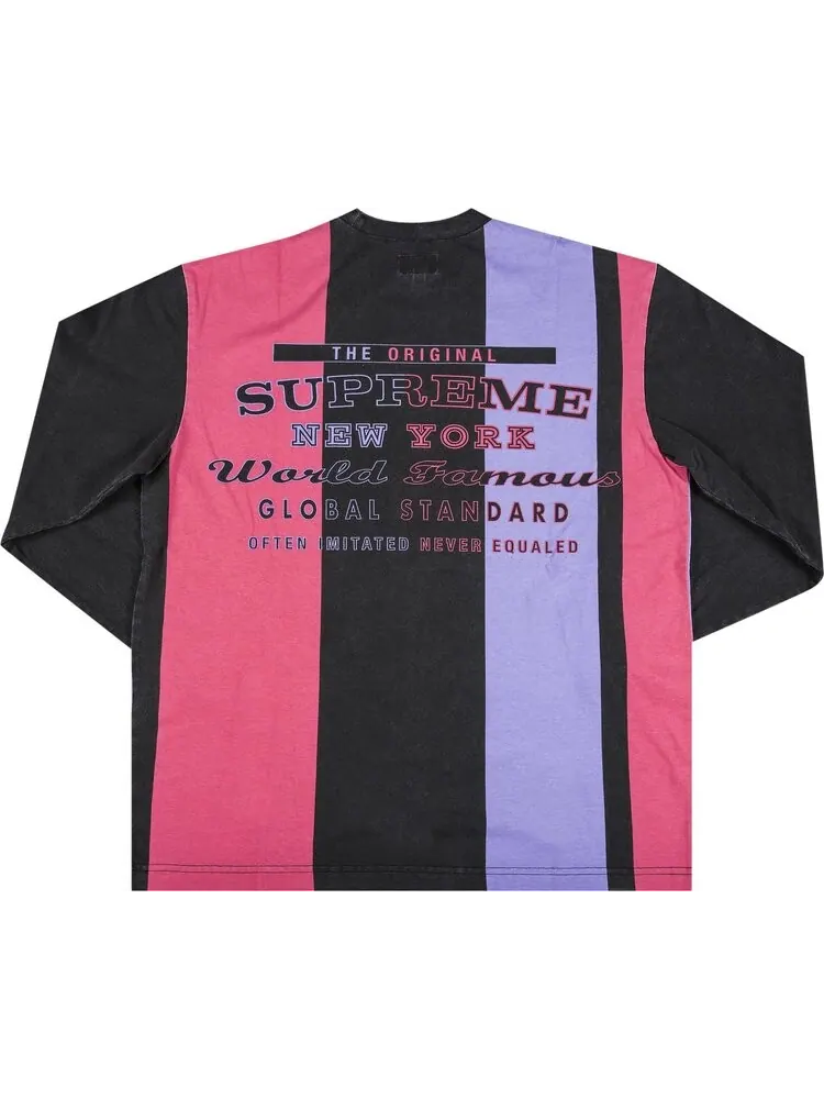 Лонгслив Supreme Global Standard Long-Sleeve Top 'Black' — изображение 2 из 3, черный