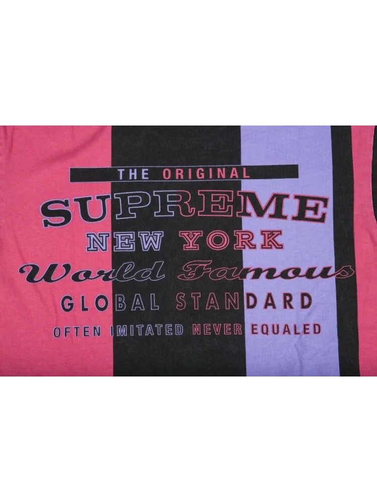 Лонгслив Supreme Global Standard Long-Sleeve Top 'Black' — изображение 3 из 3, черный