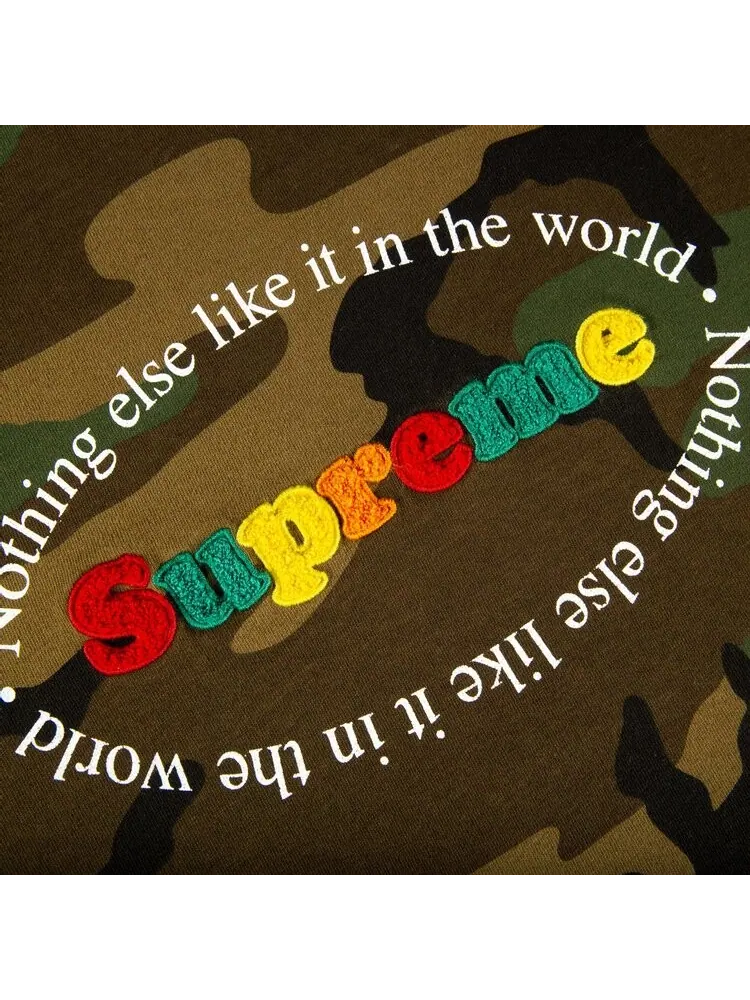 Футболка Supreme Nothing Else Short-Sleeve Top 'Woodland Camo' — изображение 2 из 2, мульти