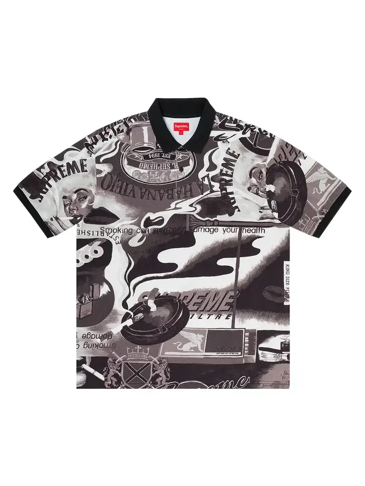 Поло Supreme Filtre 'Black' — изображение 1 из 1, черный