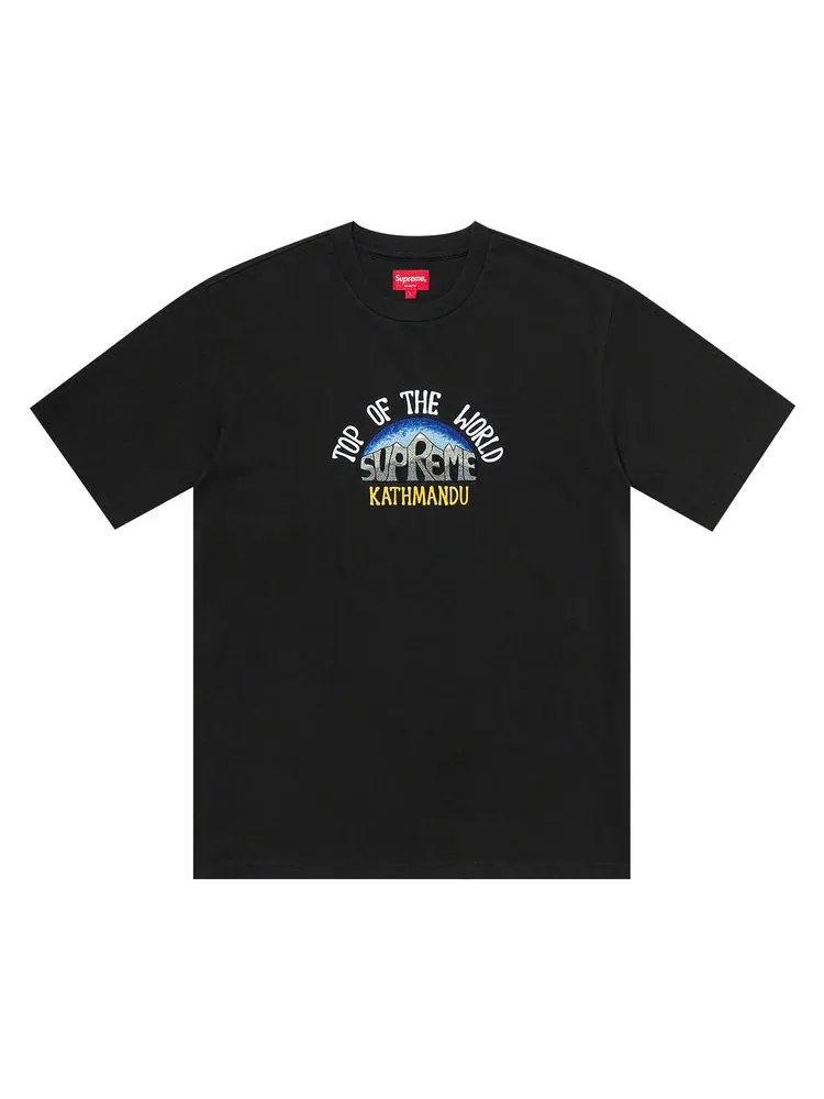 Топ Supreme Top Of The World Short-Sleeve Top Black — изображение 1 из 1, черный