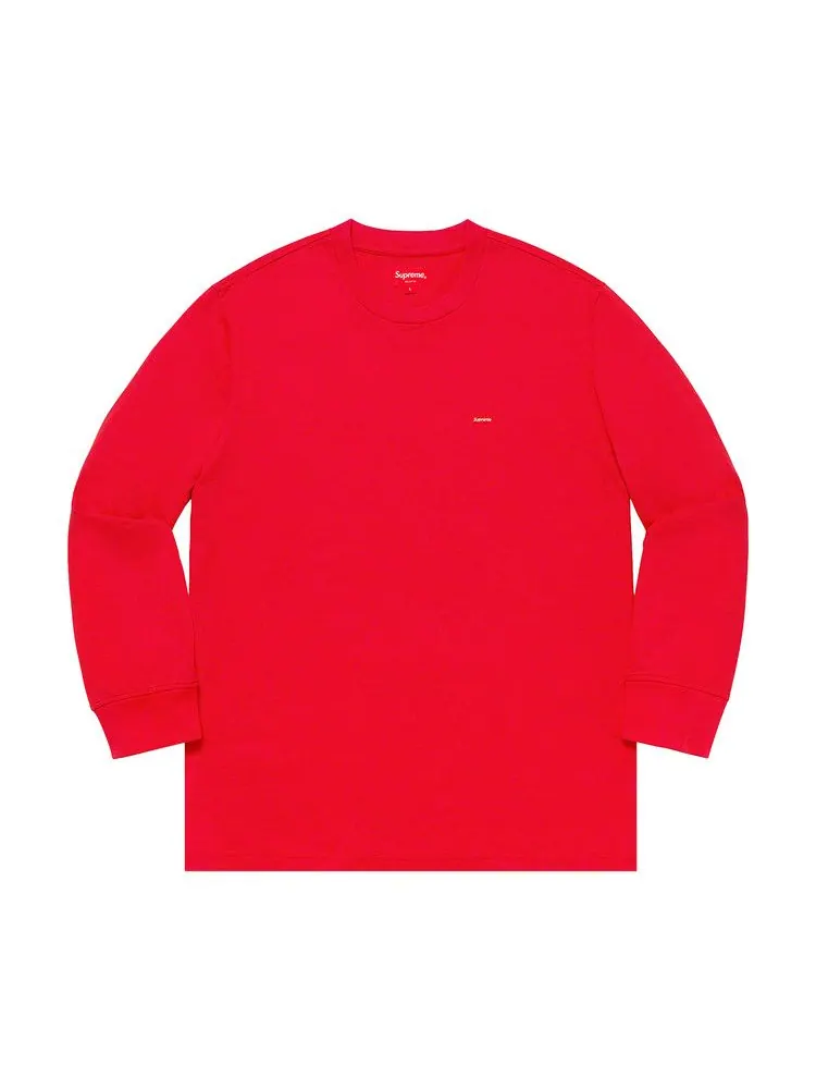 Футболка Supreme Small Box Long-Sleeve Tee — изображение 1 из 1, красный