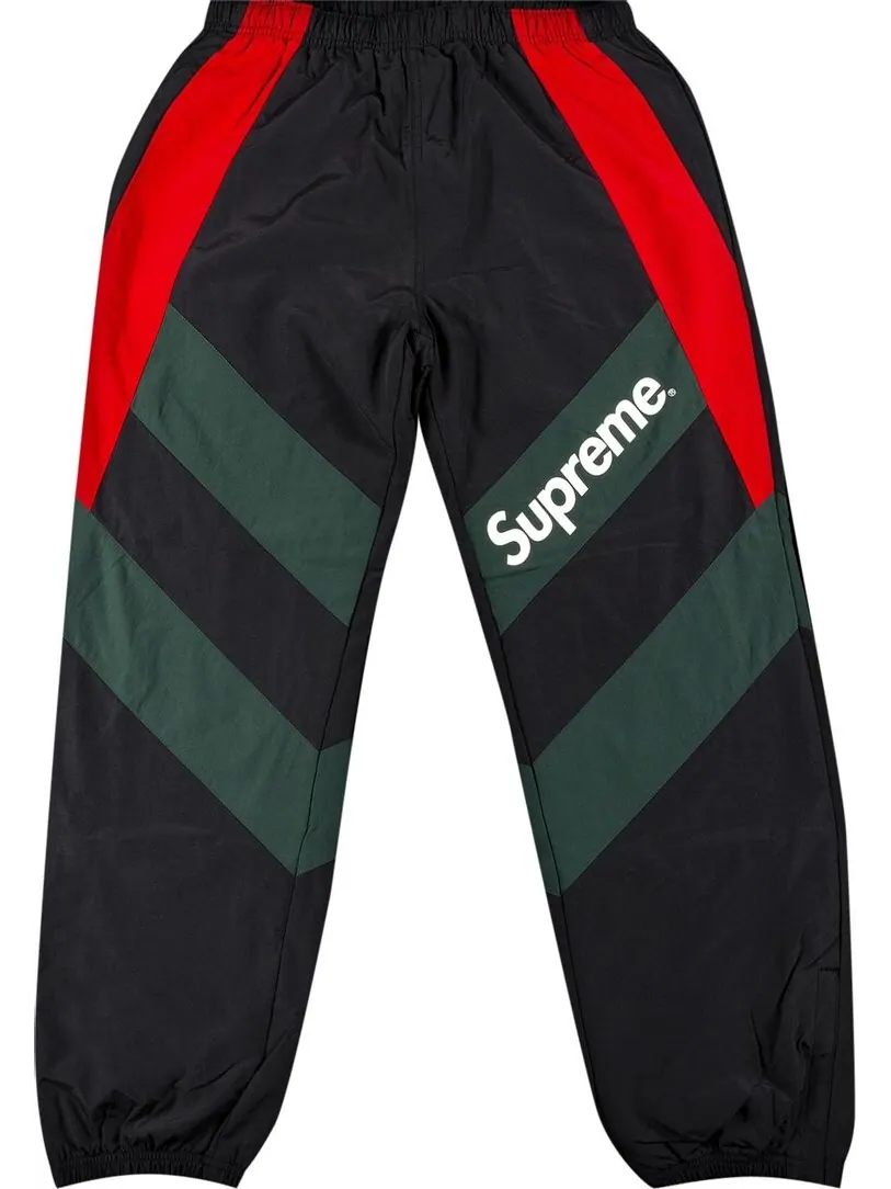 Брюки Supreme Paneled Track Pant 'Black' — изображение 1 из 3, черный