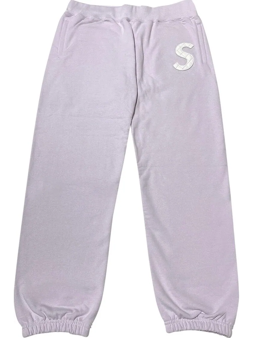 Спортивные брюки Supreme S Logo Sweatpant 'Light Purple' — изображение 1 из 1, фиолетовый