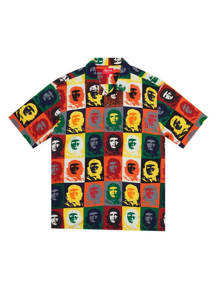 Рубашка Supreme Che Rayon Short-Sleeve Shirt — изображение 1 из 1, мульти