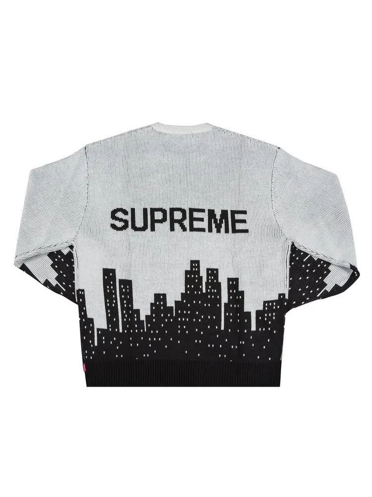 Свитер Supreme New York Sweater 'White' — изображение 2 из 3, белый
