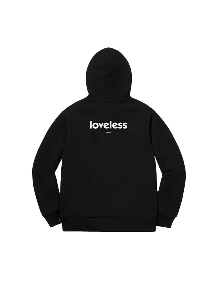 Толстовка Supreme x My Bloody Valentine Hooded Sweatshirt 'Black' — изображение 2 из 2, черный