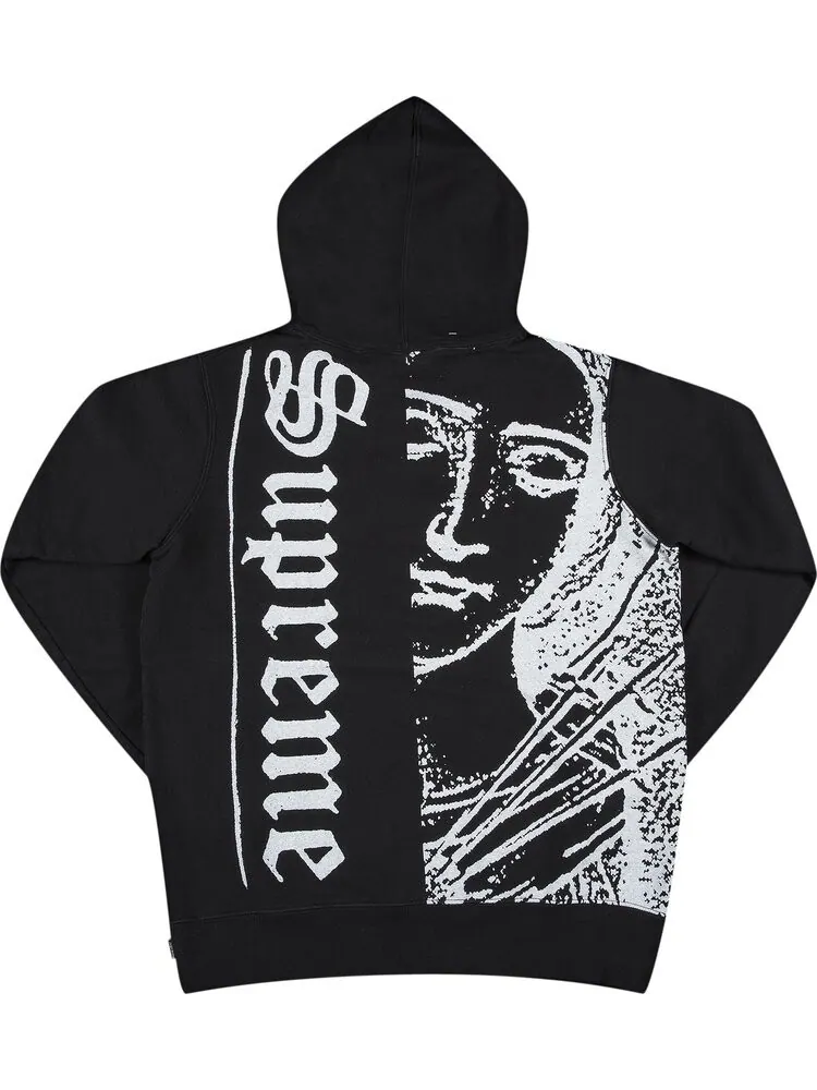 Толстовка Supreme Mary Hooded Sweatshirt 'Black' — изображение 2 из 3, черный
