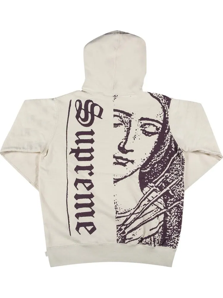 Толстовка Supreme Mary Hooded Sweatshirt 'Natural' — изображение 2 из 3, бежевый