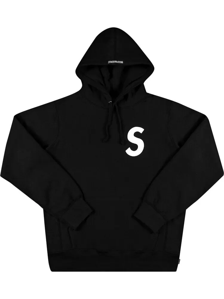 Толстовка Supreme S Logo Hooded Sweatshirt 'Black' — изображение 1 из 2, черный