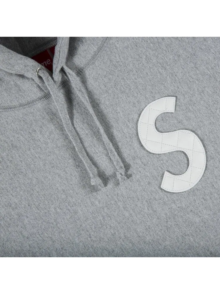 Толстовка Supreme S Logo Hooded Sweatshirt 'Heather Grey' — изображение 2 из 2, серый