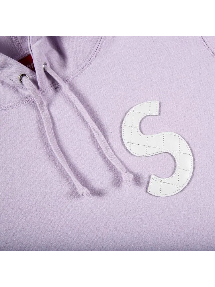 Толстовка Supreme S Logo Hooded Sweatshirt 'Light Purple' — изображение 2 из 2, фиолетовый