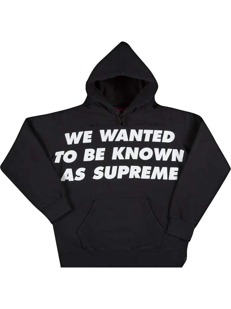 Худи Supreme Known As Hooded — изображение 1 из 3, черный