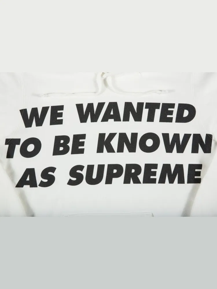 Худи Supreme Known As Hooded — изображение 2 из 2, белый