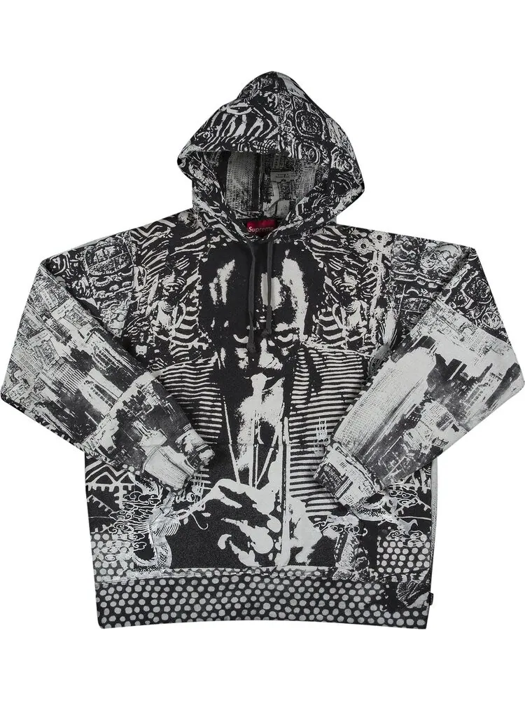 Толстовка Supreme Miles Davis Hooded Sweatshirt 'Black' — изображение 1 из 3, черный