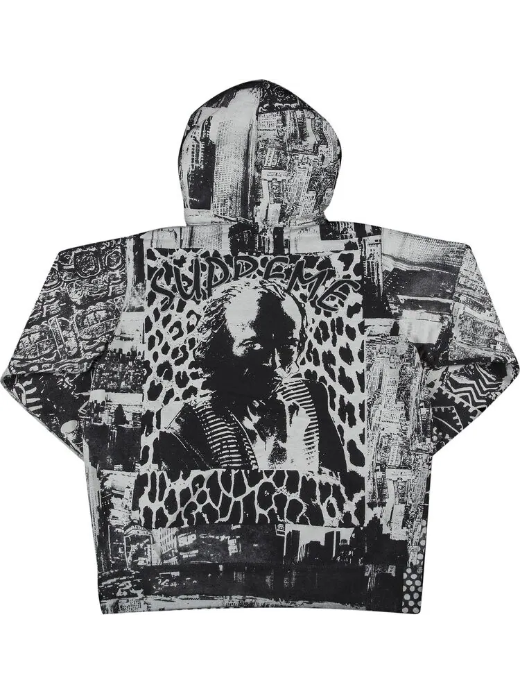 Толстовка Supreme Miles Davis Hooded Sweatshirt 'Black' — изображение 2 из 3, черный