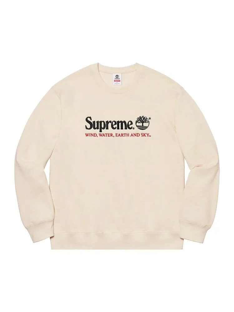 Толстовка Supreme x Timberland Crewneck Natural — изображение 1 из 1, прозрачный