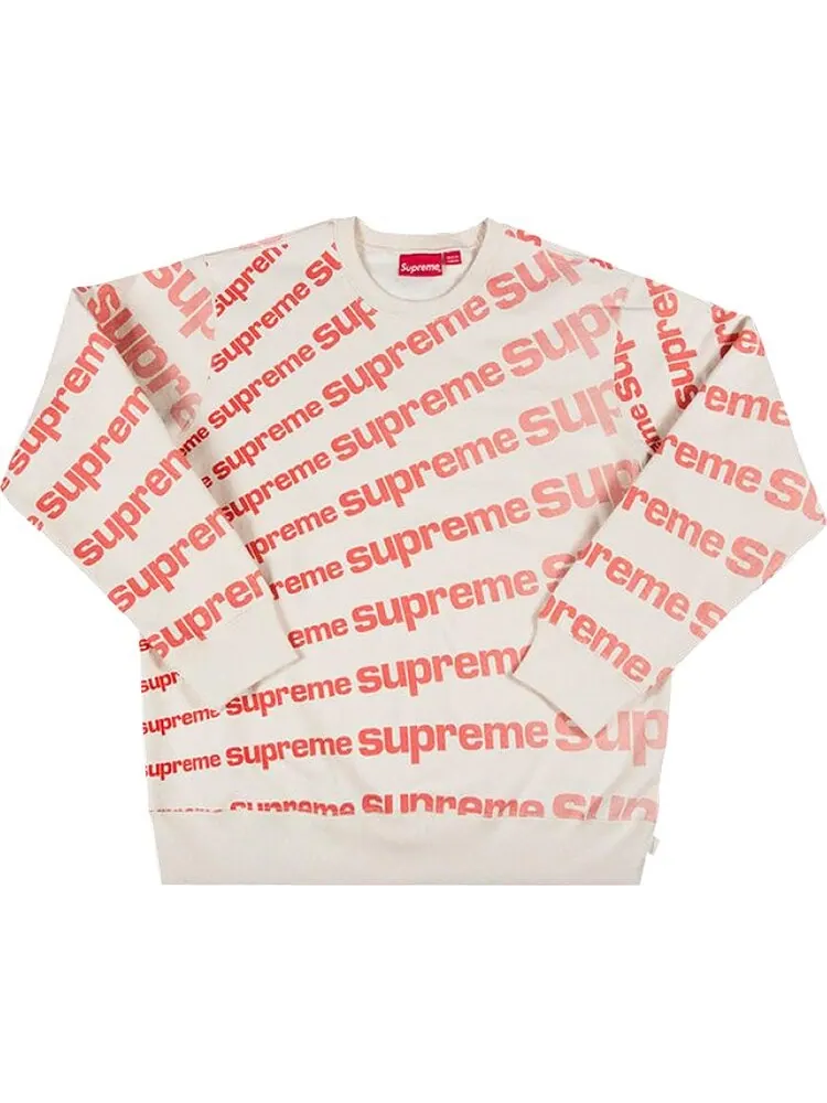 Толстовка Supreme Radial Crewneck 'Natural' — изображение 1 из 1, загар