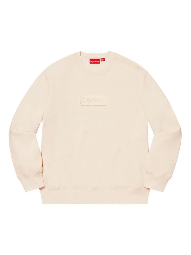 Толстовка Supreme Cutout Logo Crewneck Natural — изображение 1 из 1, прозрачный