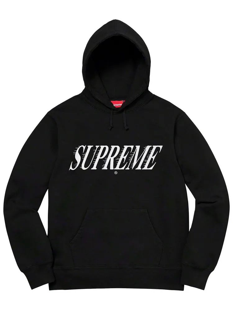 Толстовка Supreme Crossover Hooded Sweatshirt 'Black' — изображение 1 из 1, черный