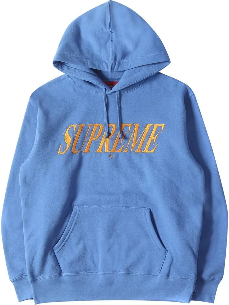 Толстовка Supreme Crossover Hooded Sweatshirt 'Pale Royal' — изображение 1 из 1, синий
