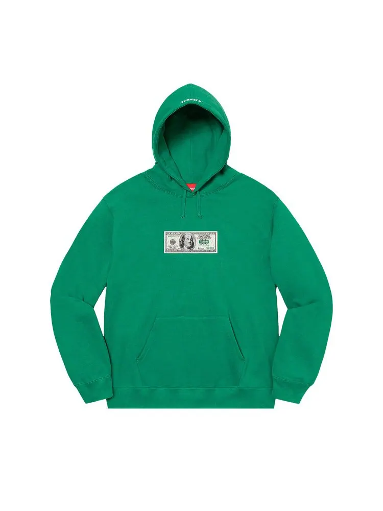 Толстовка Supreme Franklin Hooded Sweatshirt — изображение 1 из 1, зеленый