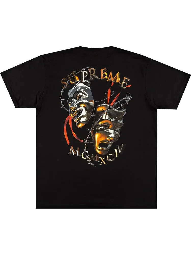 Футболка Supreme Laugh Now Tee 'Black' — изображение 2 из 2, черный
