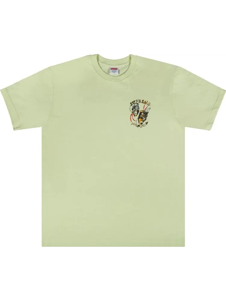 Футболка Supreme Laugh Now Tee 'Pale Mint' — изображение 1 из 3, зеленый