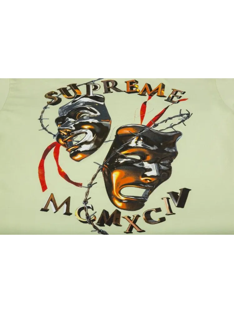 Футболка Supreme Laugh Now Tee 'Pale Mint' — изображение 3 из 3, зеленый