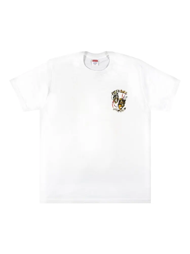 Футболка Supreme Laugh Now Tee 'White' — изображение 1 из 3, белый