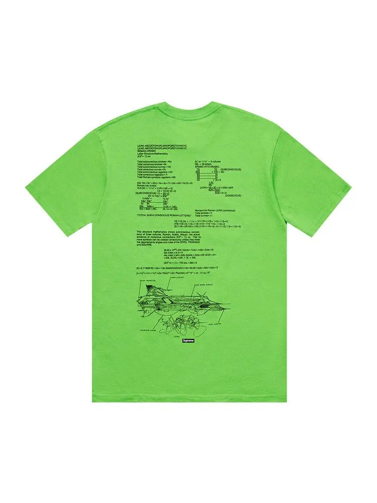 Футболка Supreme Rammellzee Tee — изображение 2 из 2, зеленый
