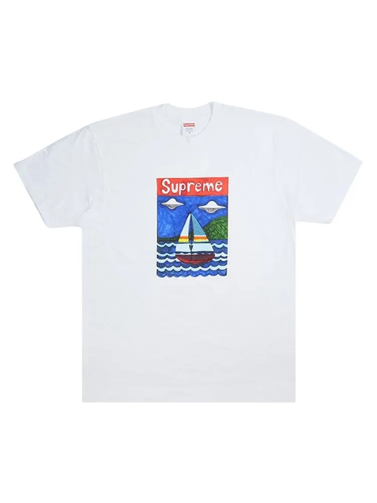Футболка Supreme Sailboat Tee 'White' — изображение 1 из 1, белый