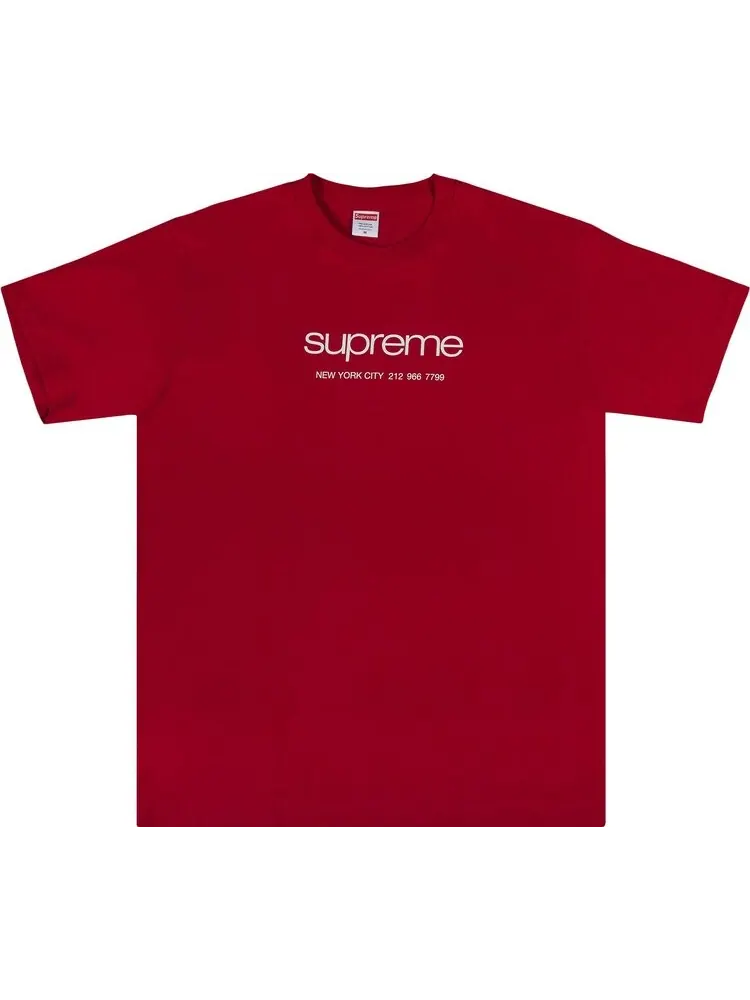 Футболка Supreme Shop Tee 'Red' — изображение 1 из 2, красный
