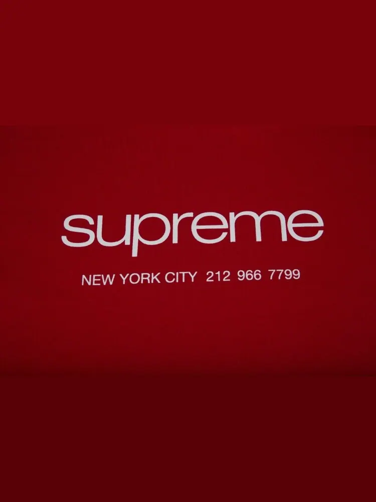 Футболка Supreme Shop Tee 'Red' — изображение 2 из 2, красный