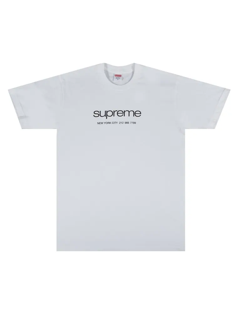 Футболка Supreme Shop Tee 'White' — изображение 1 из 2, белый