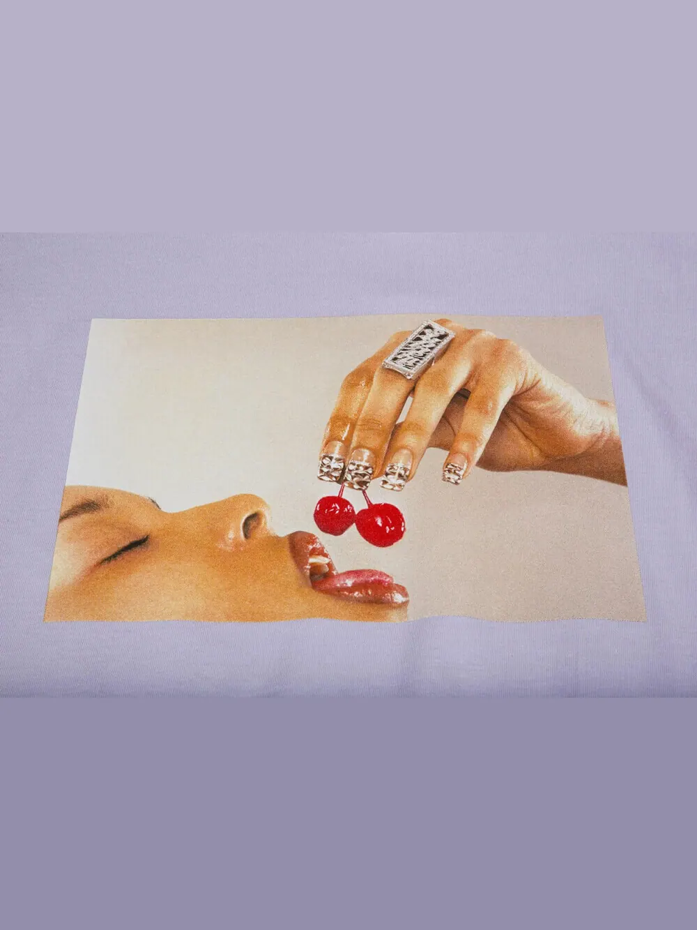 Футболка Supreme Cherries — изображение 2 из 2, фиолетовый
