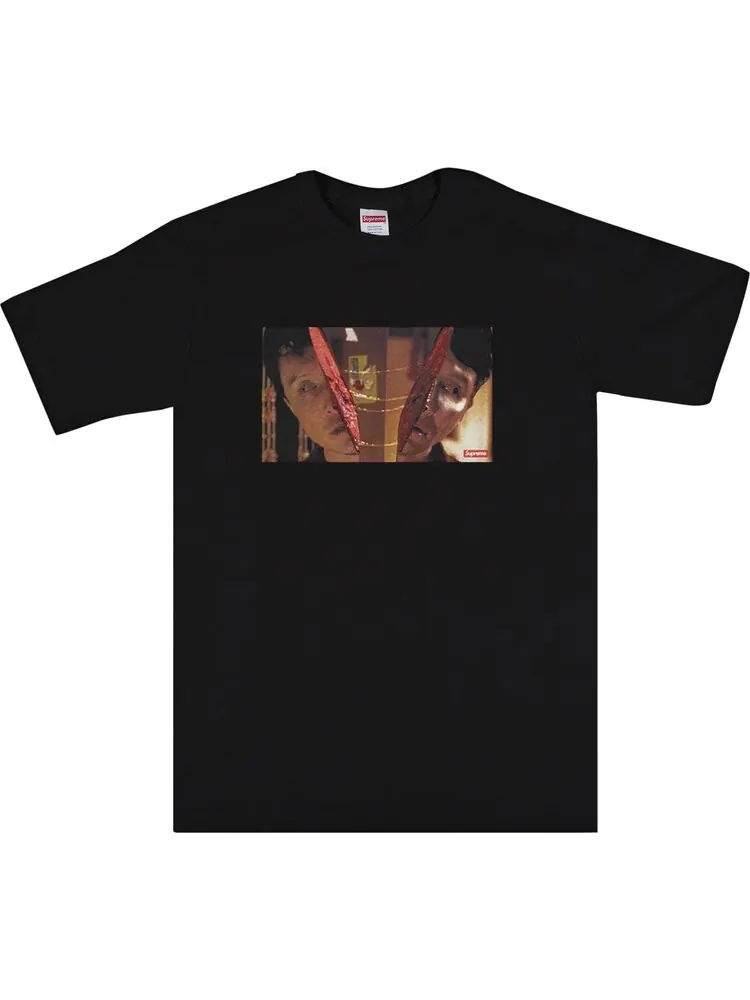 Футболка Supreme Split Tee 'Black' — изображение 1 из 1, черный