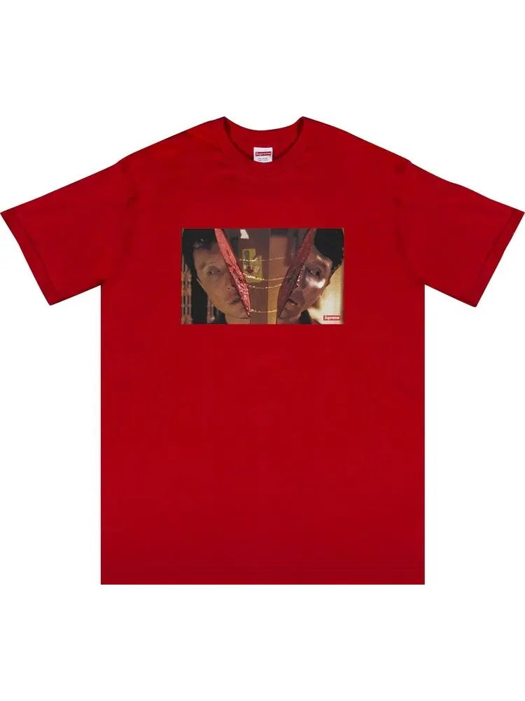 Футболка Supreme Split Tee 'Red' — изображение 1 из 1, красный
